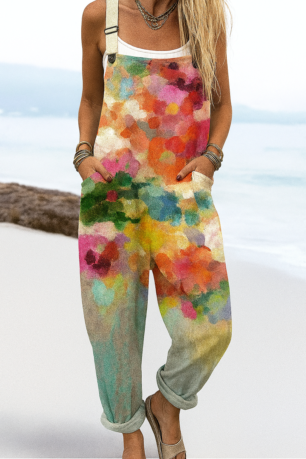 Nova - Künstlerischer Overall-Jumpsuit