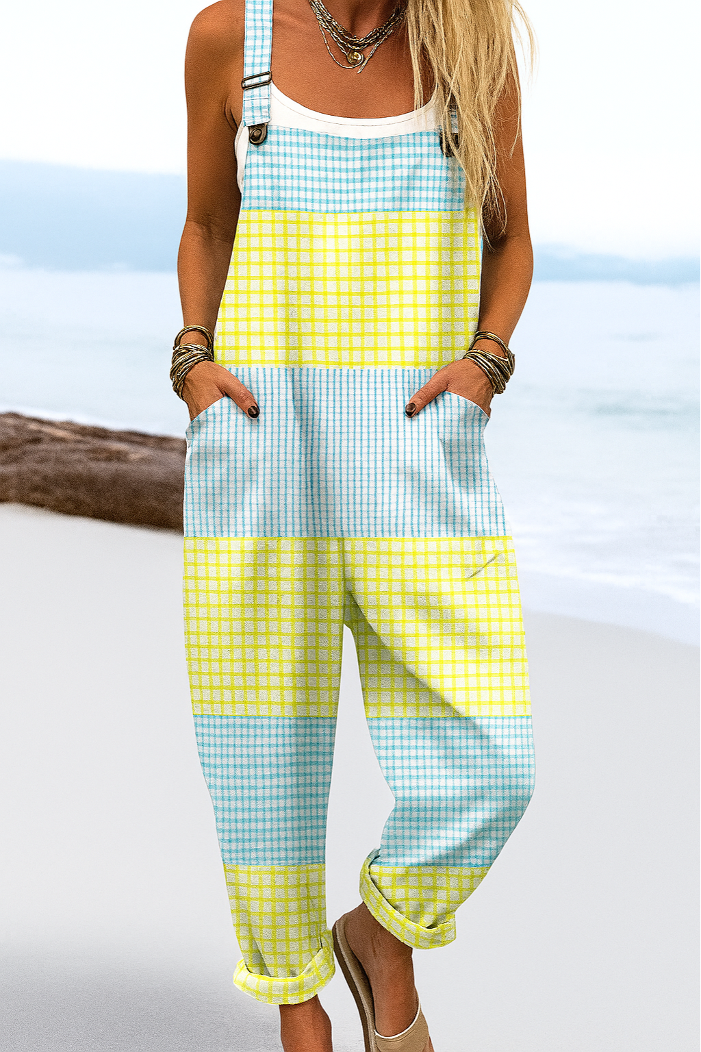 Stella - Künstlerischer Overall-Jumpsuit
