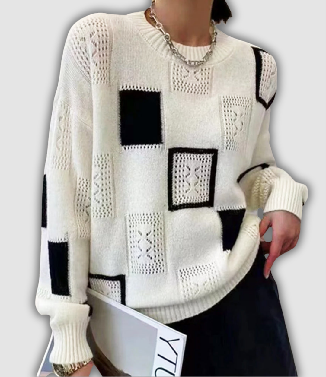 Walburga - Modischer Strickpullover