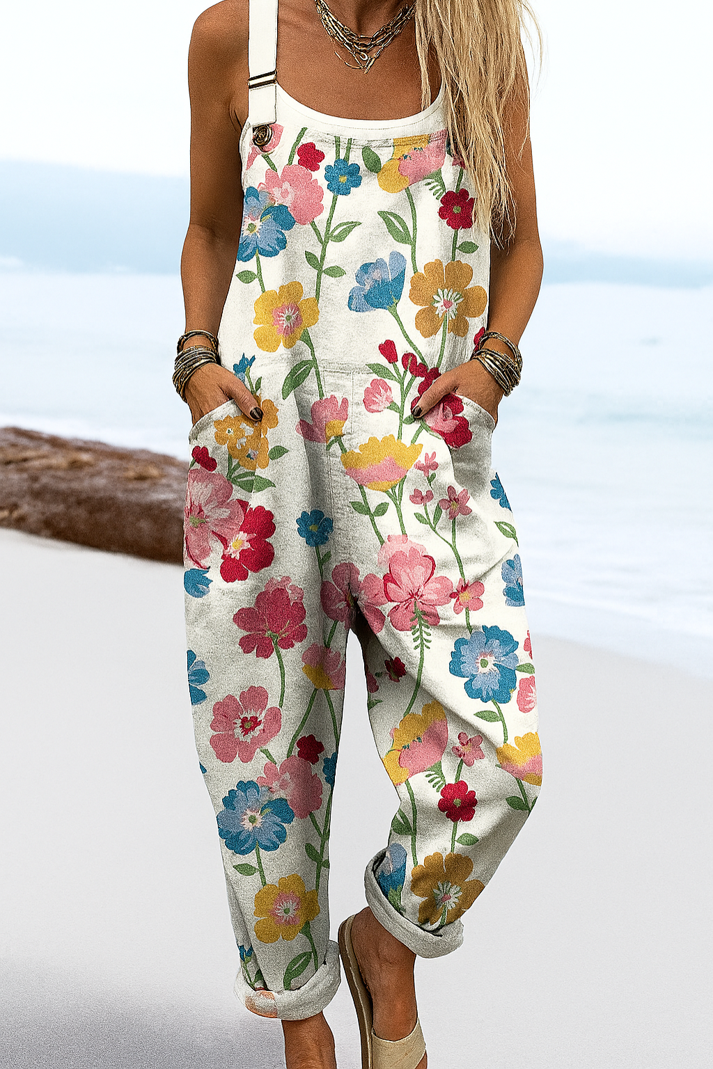 Sabine - Künstlerischer Overall-Jumpsuit