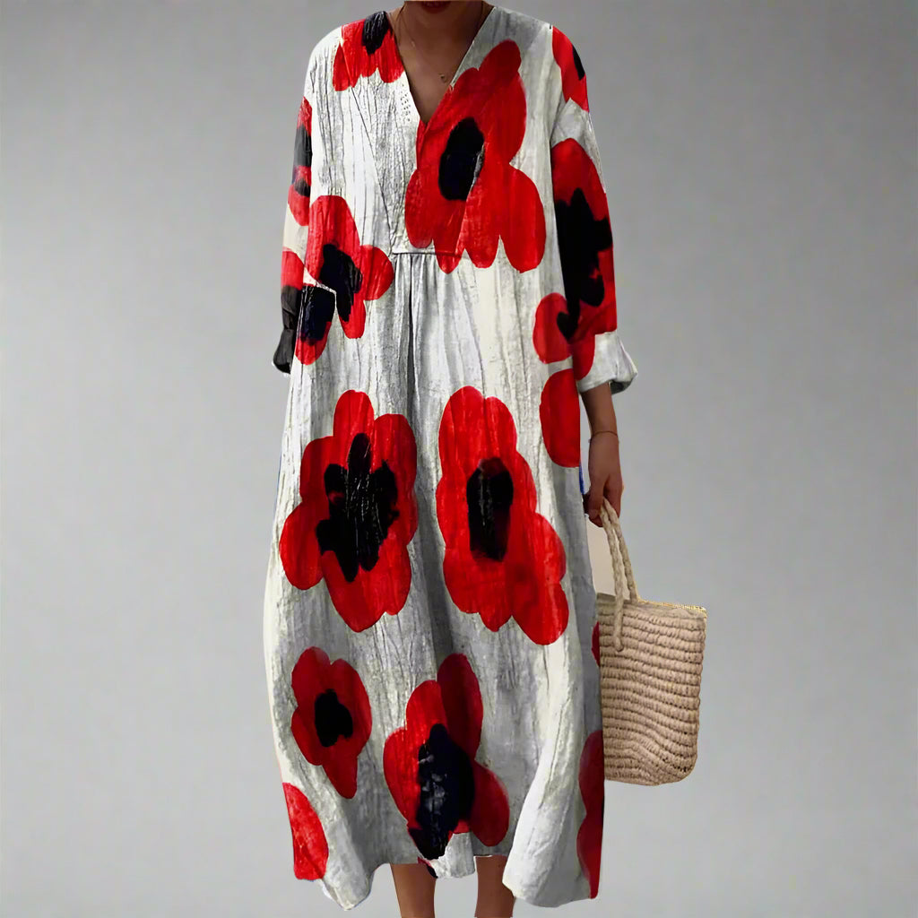Roswitha - Boho Maxikleid