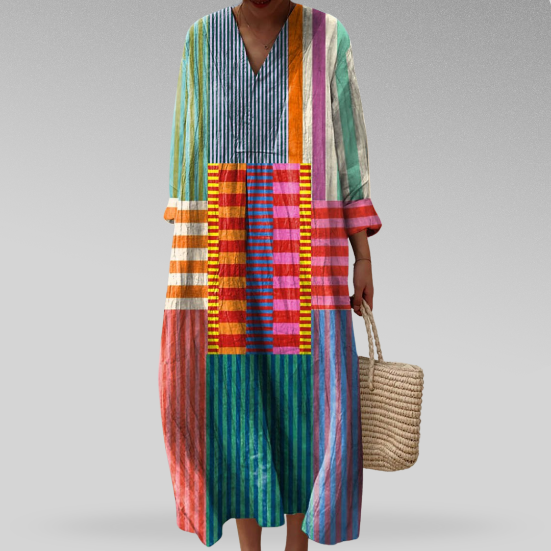 Pia - Boho Maxikleid