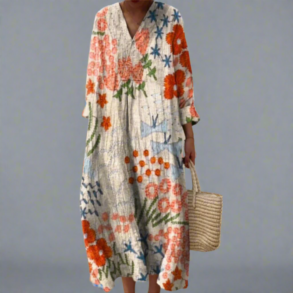 Helmine - Boho Maxikleid