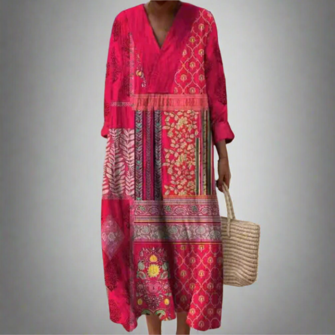 Philomena - Boho Maxikleid