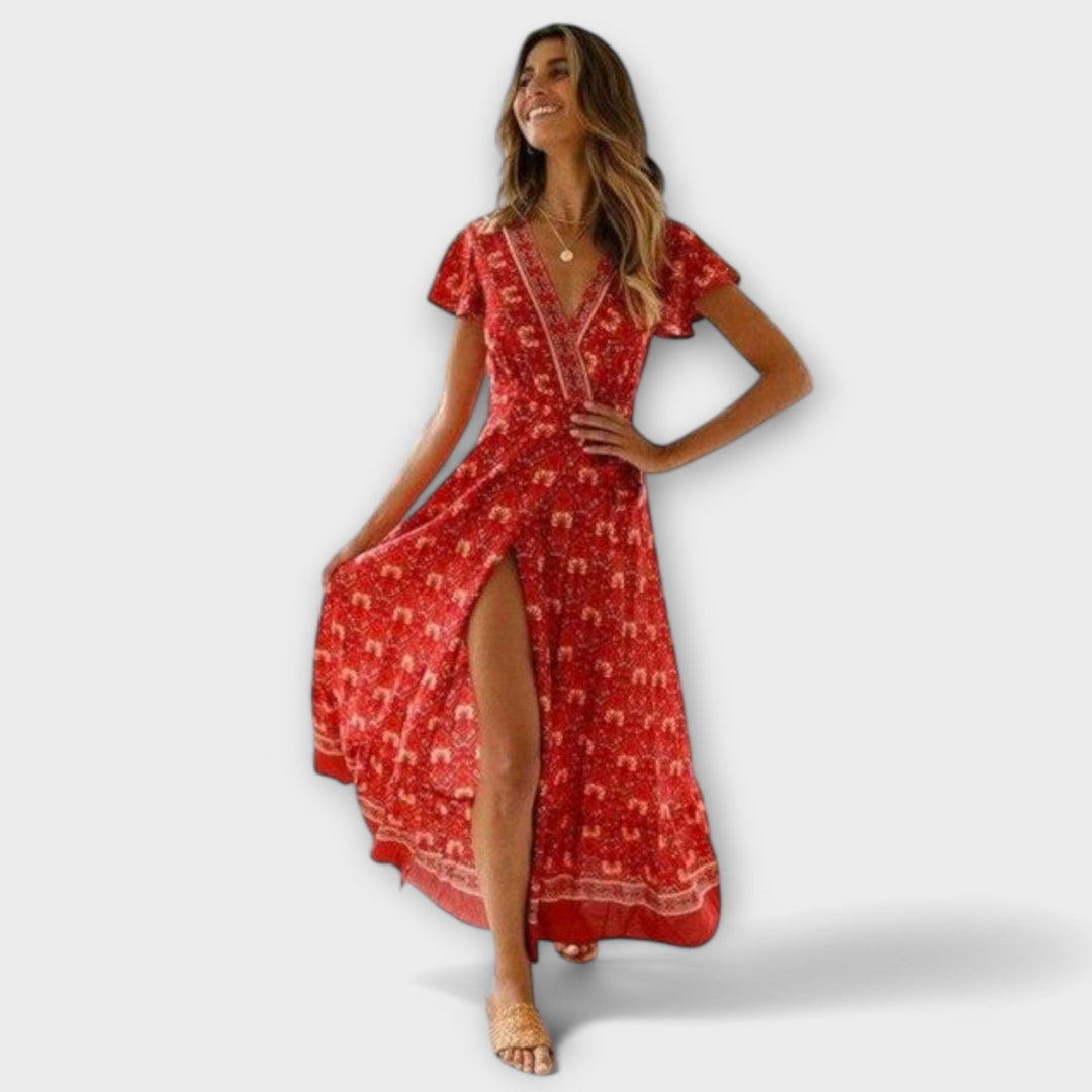 Stefanie - Boho Midikleid