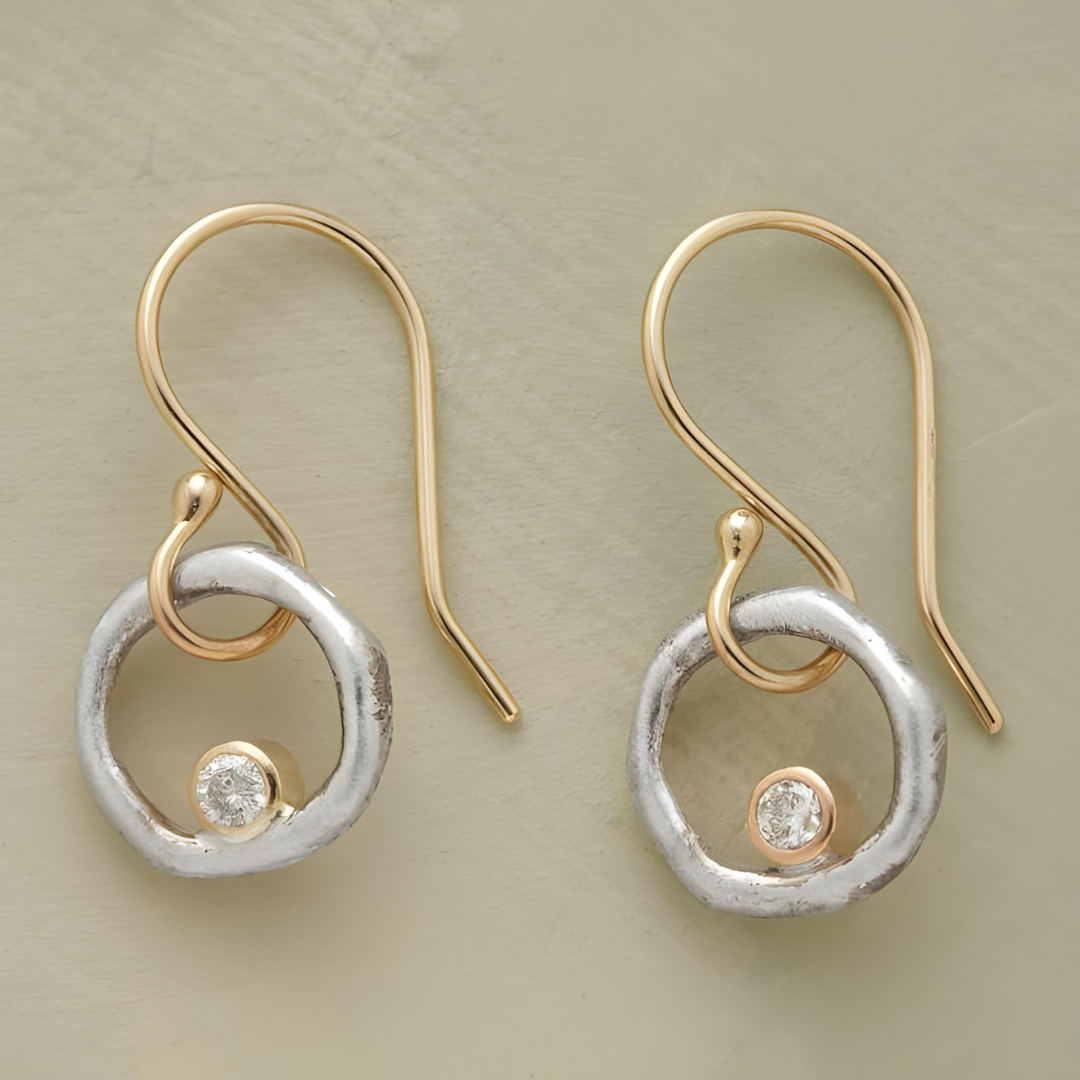 Ilse - Luxuriöse Vintage-Ohrringe in Gold