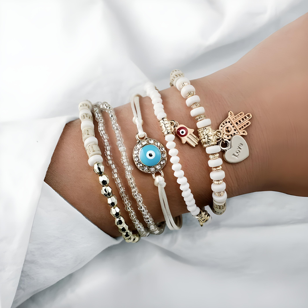 Ilse - Elegantes Hasma-Armband-Set