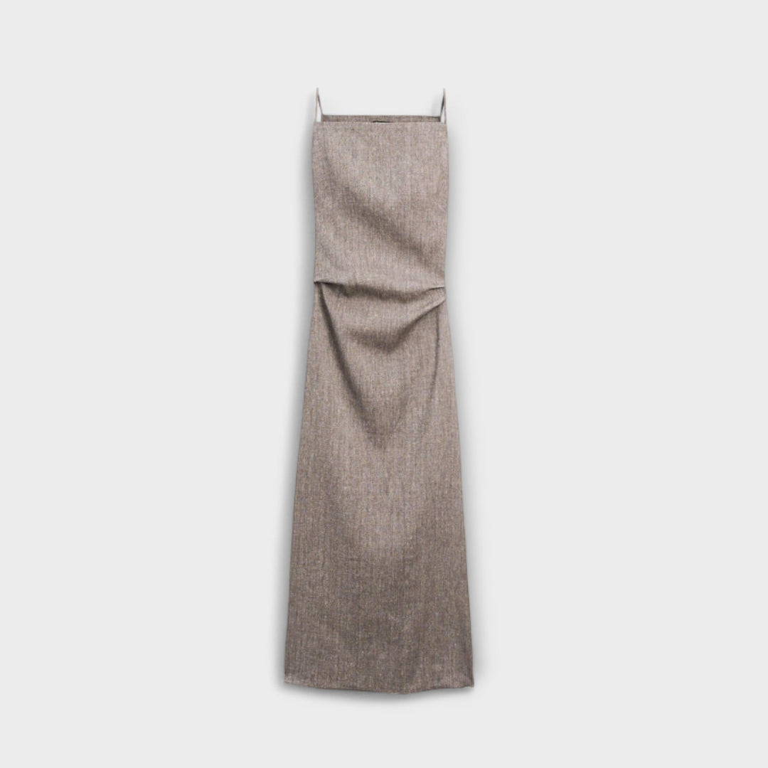 Chiara - Fließendes Maxikleid aus Leinenmischung