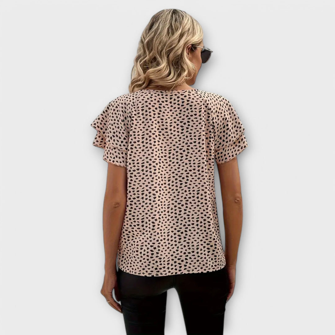 Lina-Marie - All-Over bedruckte Bluse