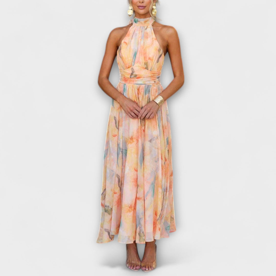 Hannah – Aquarell Maxikleid