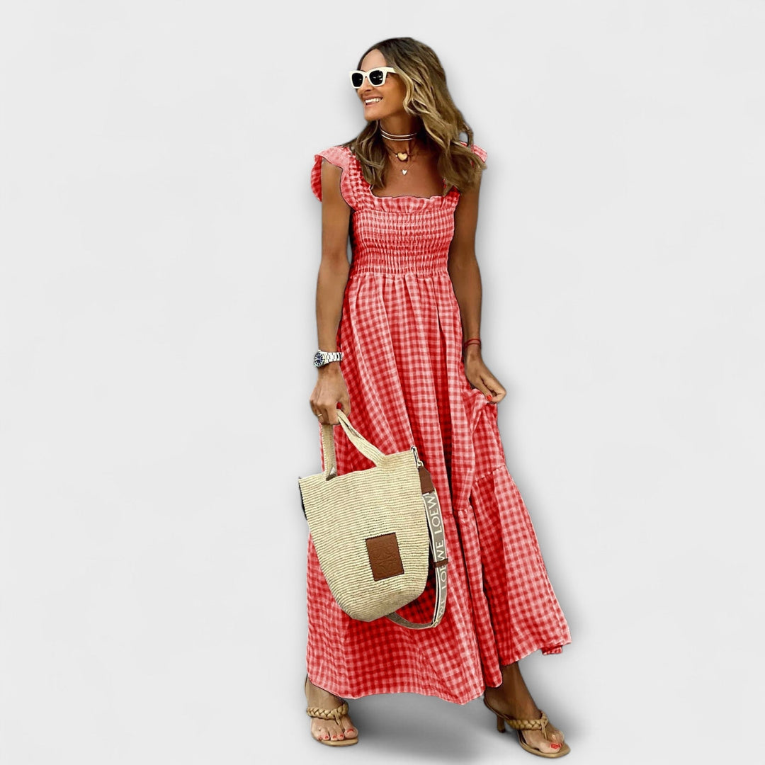 Helene - Maxikleid mit Rüschensleeves