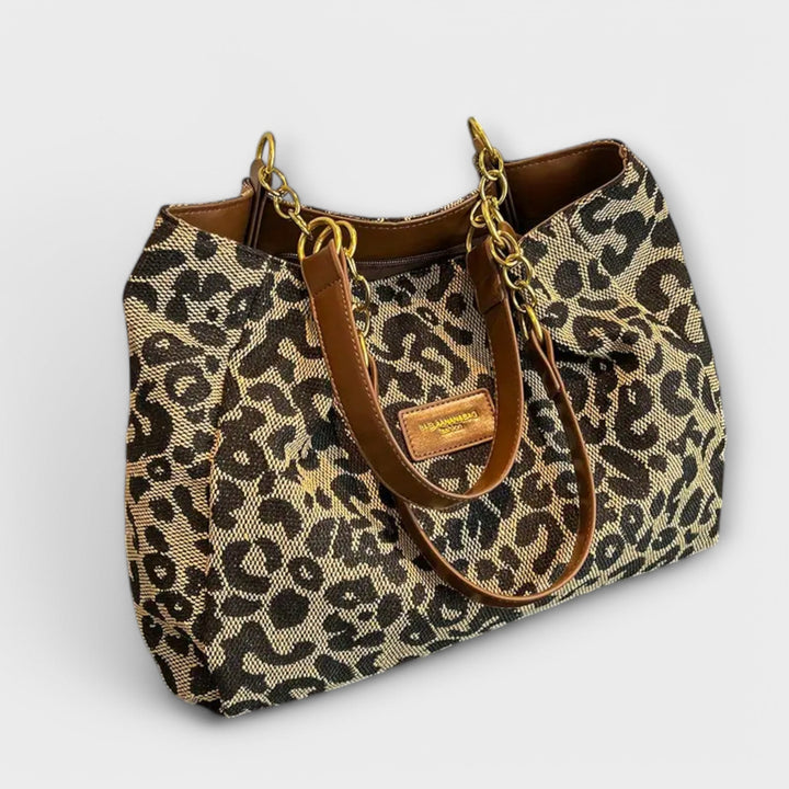 Ilse - Leopard Canvas Tote