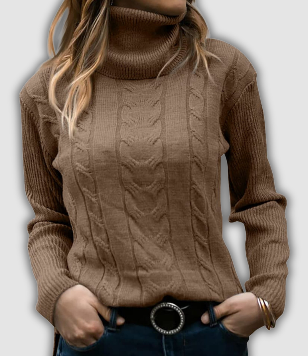 Jutta - Gestrickter Pullover