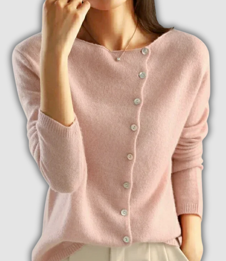 Meike - Eleganter Strickjackenpullover