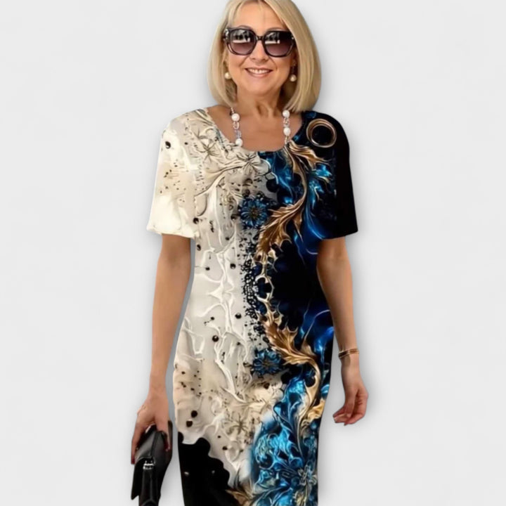 Sabine - Sommerblumenbrise Kleid