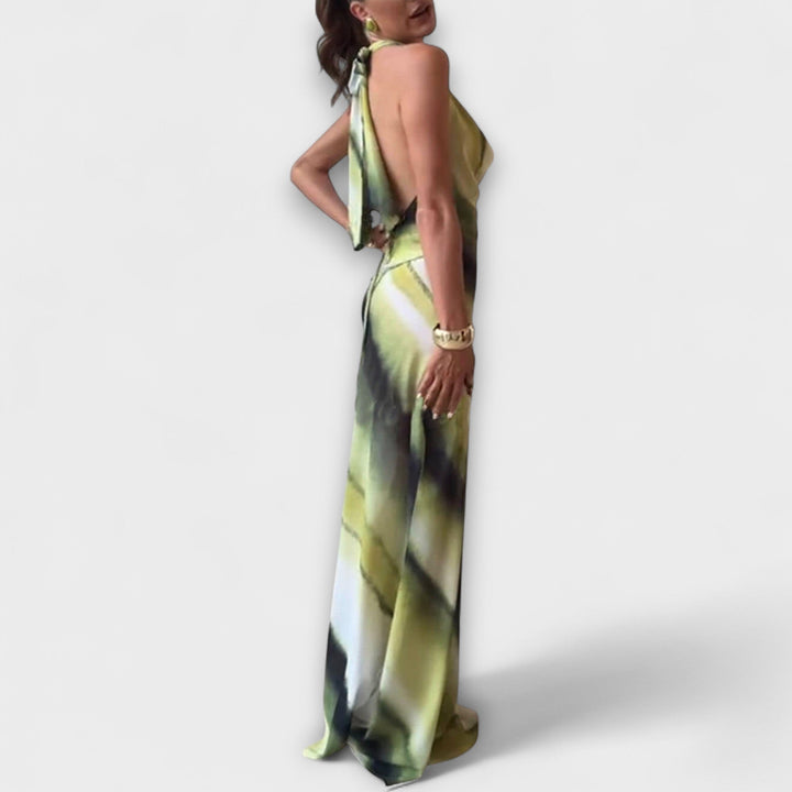 Miriam - Klassisches Tie-Dye Gradient Maxi Kleid