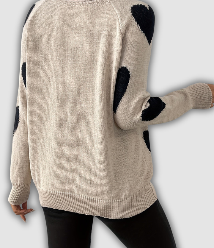 Delfina - Eleganter Langarm Pullover