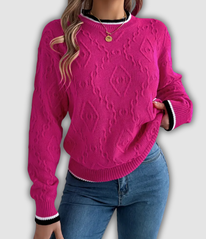 Benedikta - Rundhals Pullover
