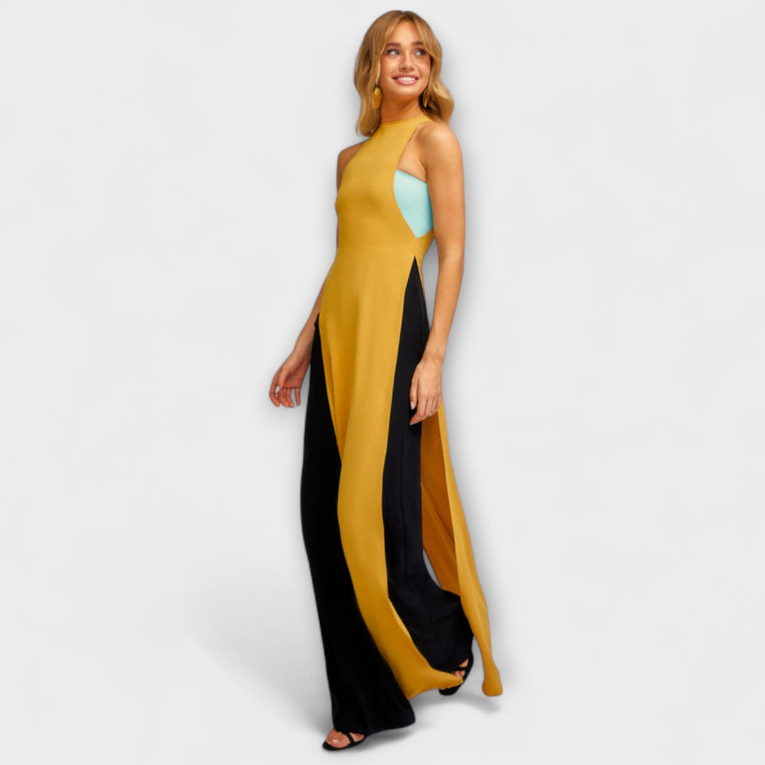 Mandy - Dunkeltürkiser Jumpsuit