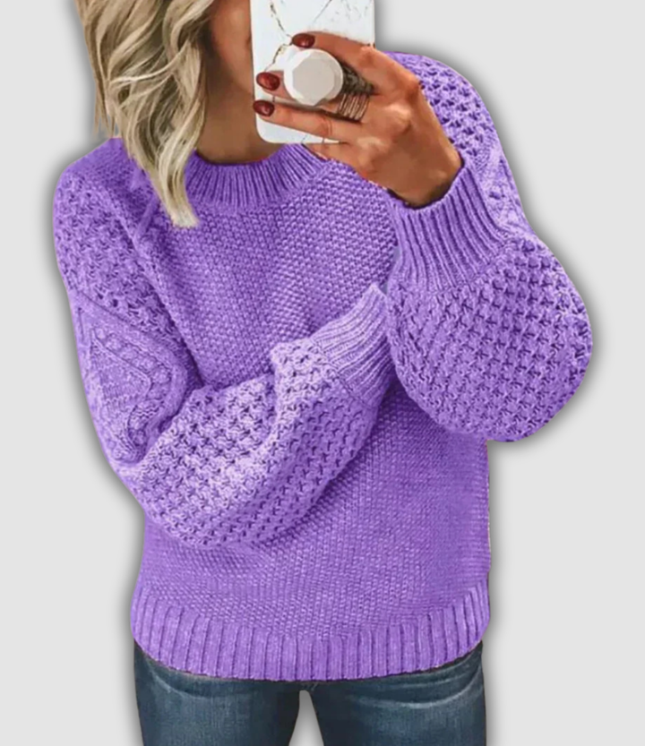 Herta - Kuscheliger Strickpullover