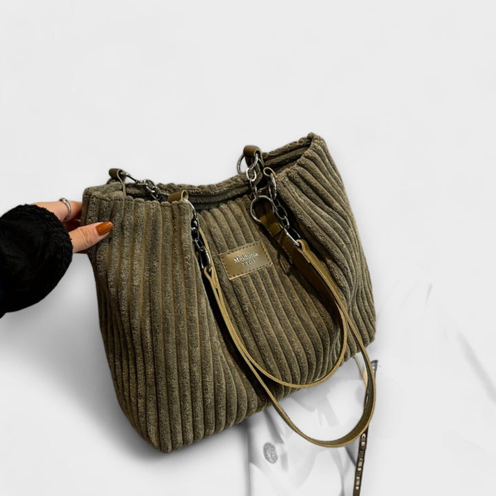 Ilse - Weiche Cord-Schultertasche