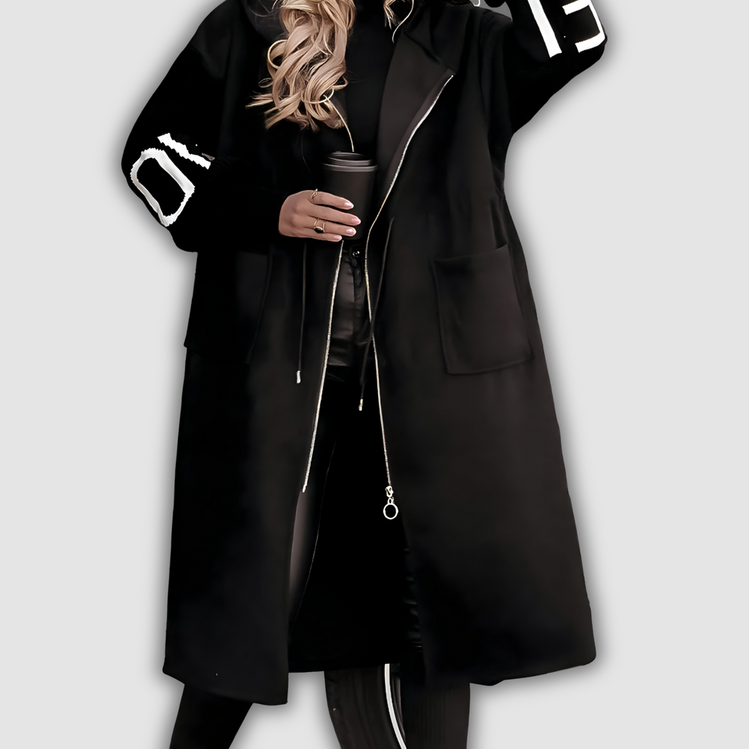 Grace - Windbreaker langer Mantel