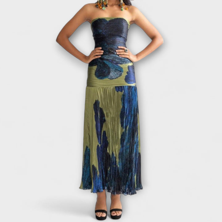 Ute - Strapless Midi Kleid