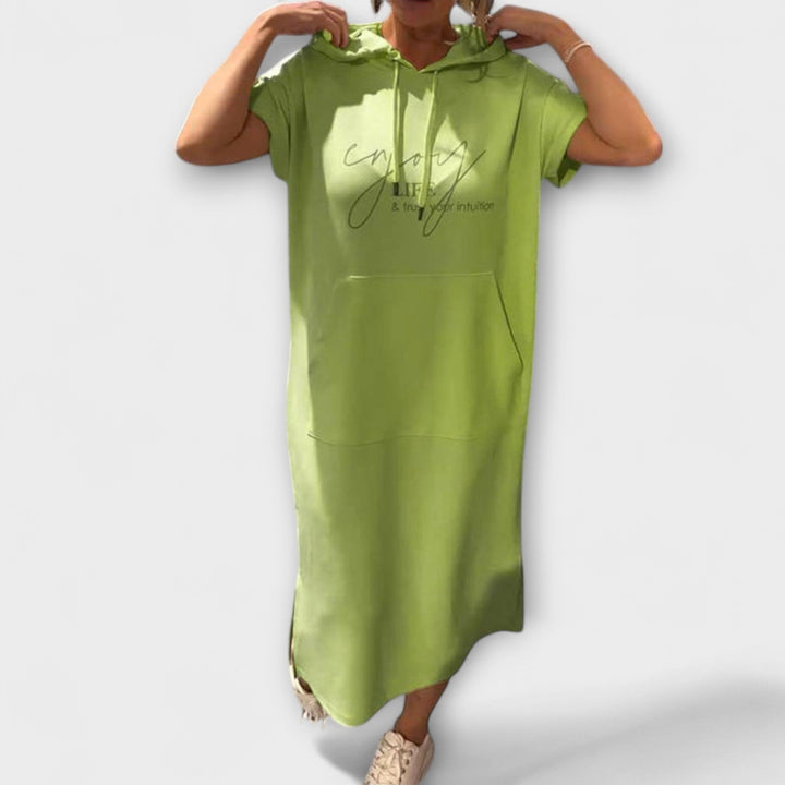 Jule - Entspanntes Kapuzenkleid