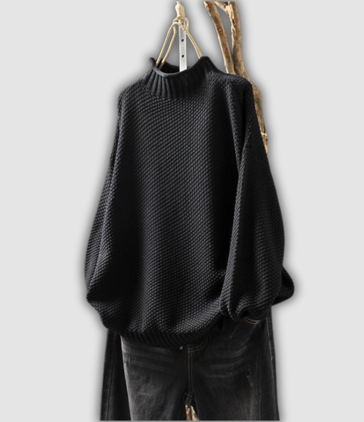 Bärbel - Waffelstrick Pullover