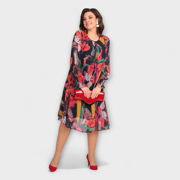 Hermine - Elegantes Plus-Size-Kleid für ultimativen Komfort