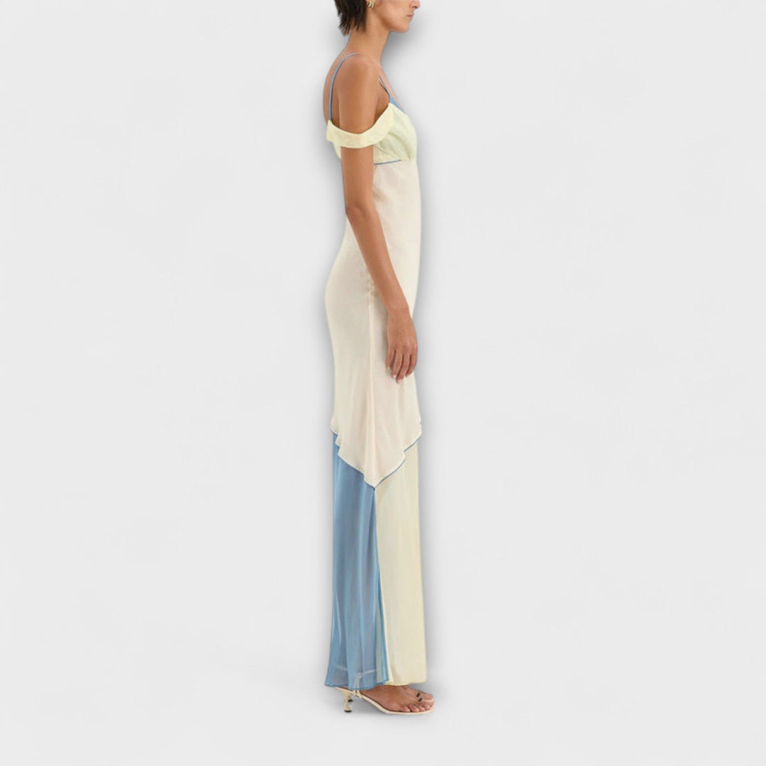 Cornelia - Thames Midi-Kleid mit Splice-Detail