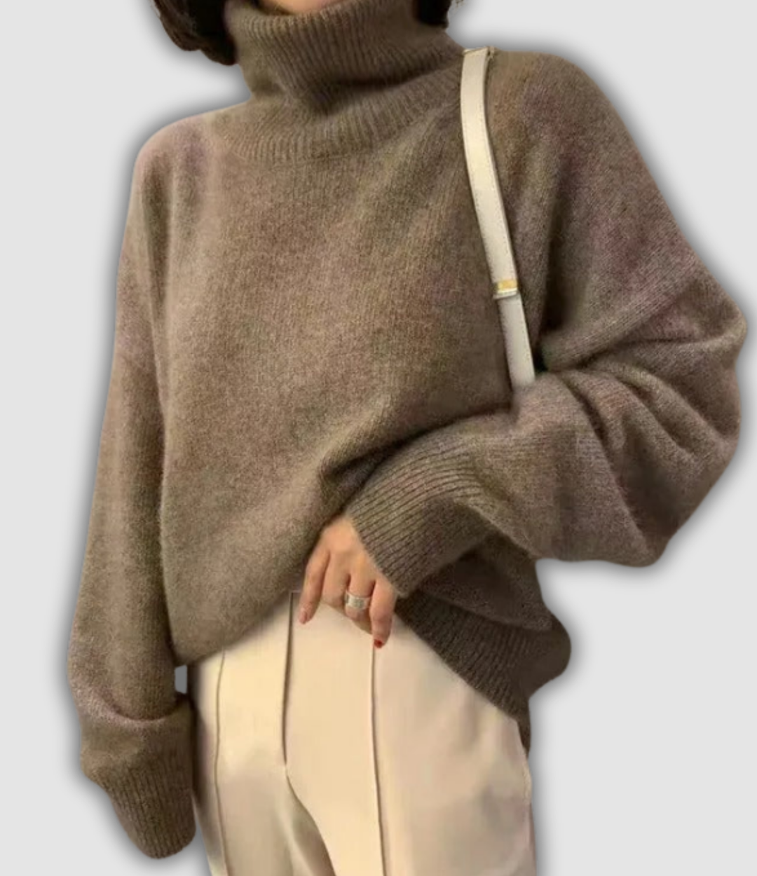 Engeltraud - Pullover mit hohem Kragen