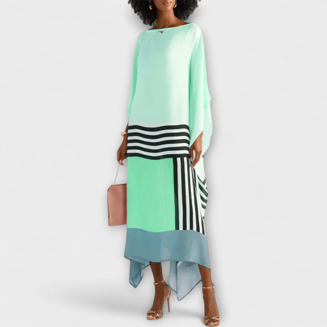 Anke - Locker geschnittener geometrischer Kaftan