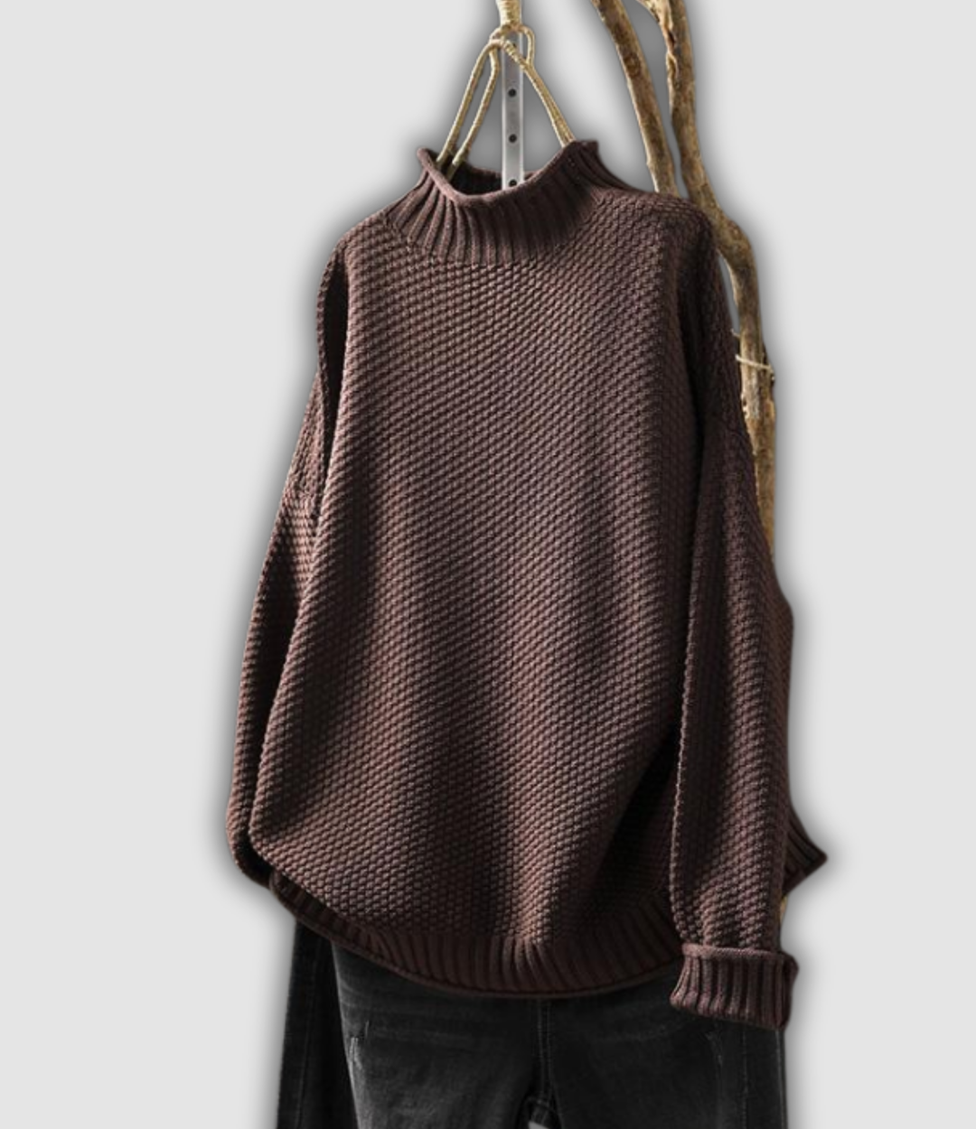 Bärbel - Waffelstrick Pullover