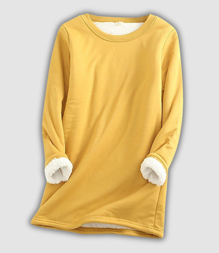 Doris - Langer kuscheliger Pullover