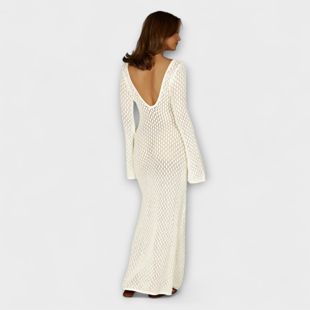 Silke - Weißes Luna Strandkleid