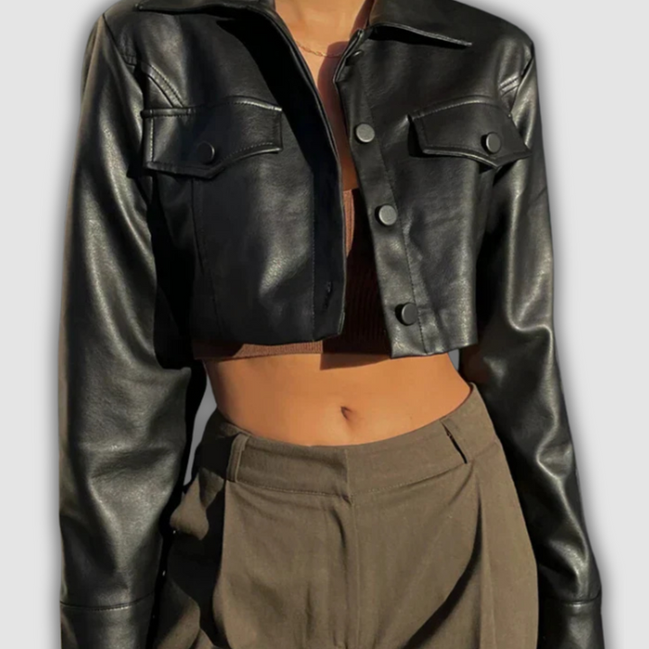 Altheira - Elegante Kunstlederjacke