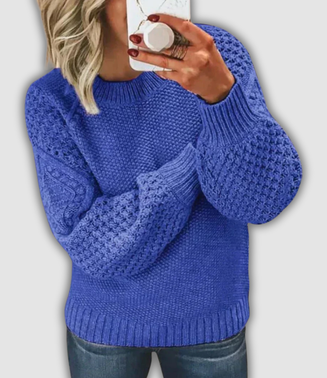 Herta - Kuscheliger Strickpullover