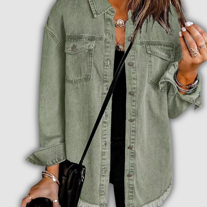 Olivia - Zeitlose Jeansjacke im klassischen Stil