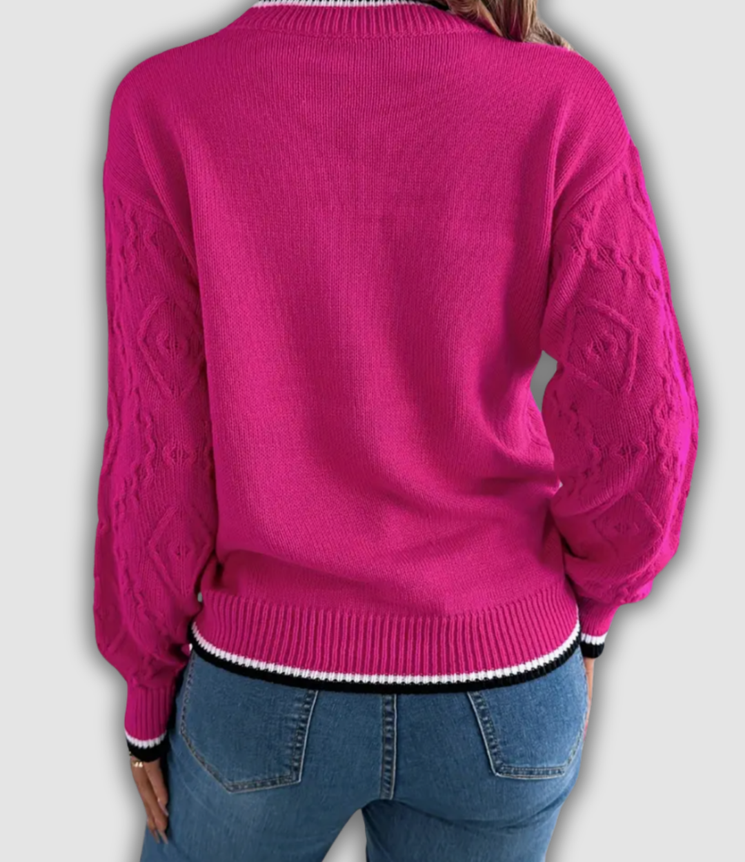 Benedikta - Rundhals Pullover