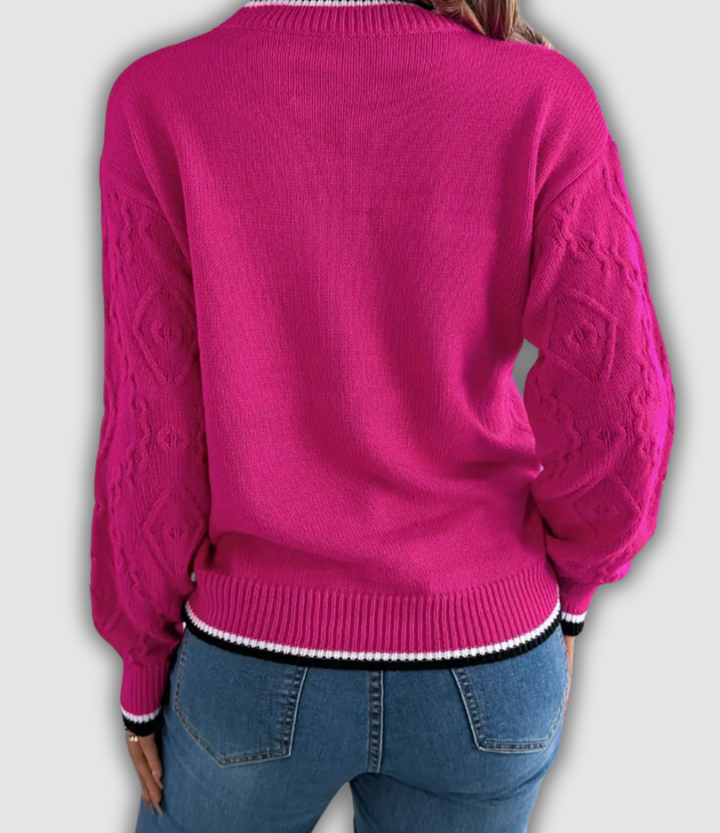 Benedikta - Rundhals Pullover