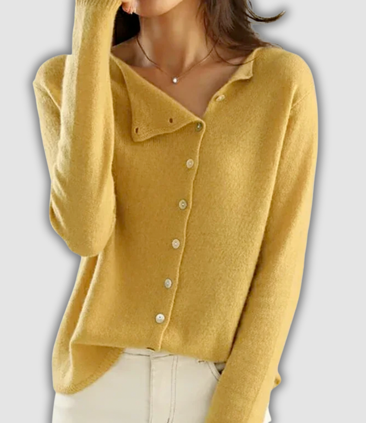 Meike - Eleganter Strickjackenpullover
