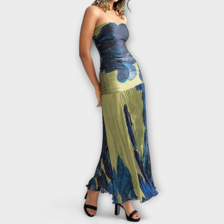 Ute - Strapless Midi Kleid