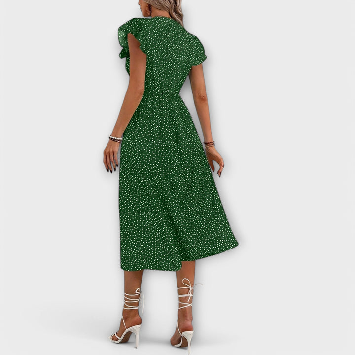 Irina-Marie - Schickes Polka-Dot-Midi-Kleid