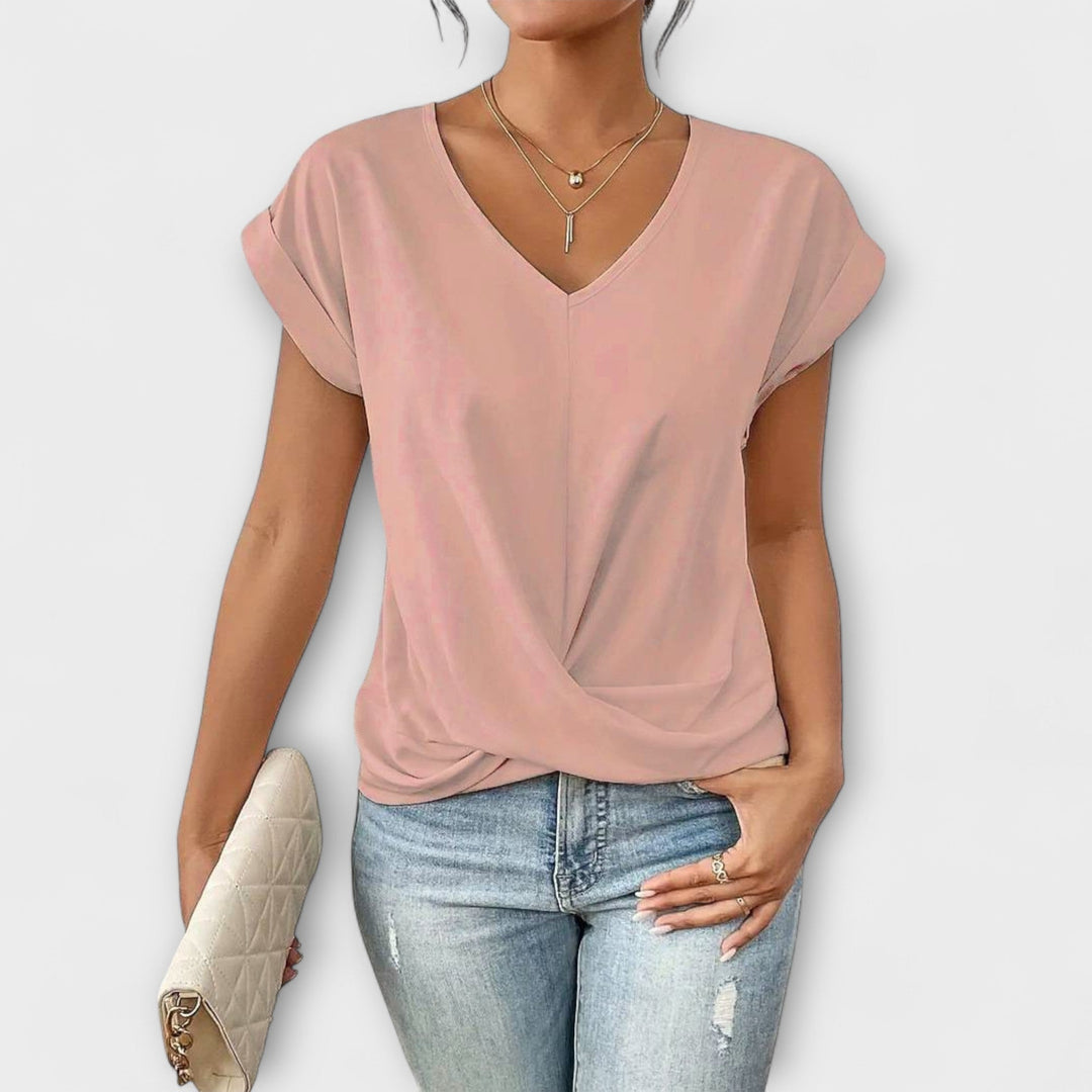 Jasmina - V-Ausschnitt Top