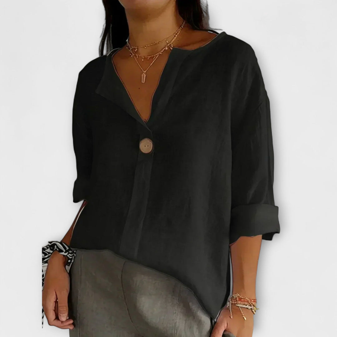 Karina - Stilvolle Bluse mit V-Ausschnitt