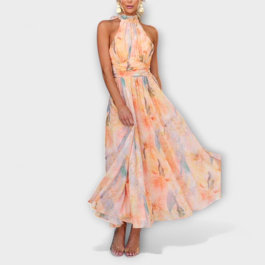 Hannah – Aquarell Maxikleid