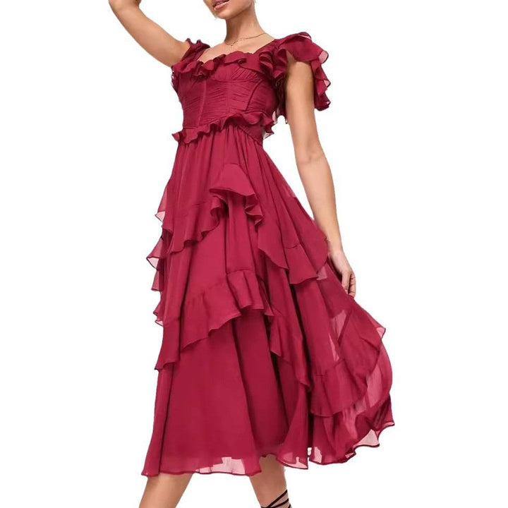 Karolin - Kleid mit Rüschendetails