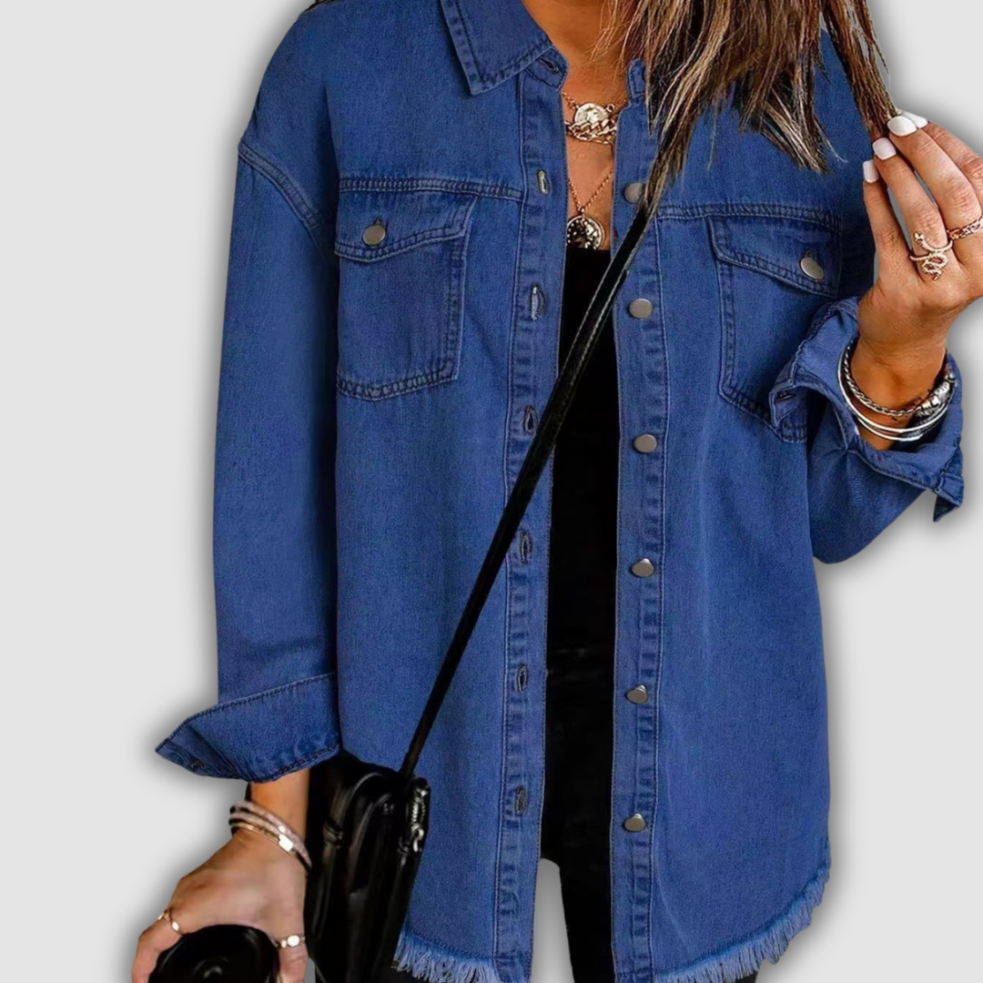 Olivia - Zeitlose Jeansjacke im klassischen Stil