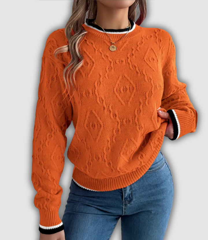 Benedikta - Rundhals Pullover